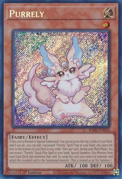 Purrely (Secret Rare) (RA02-EN018) [25th Anniversary Rarity Collection II]