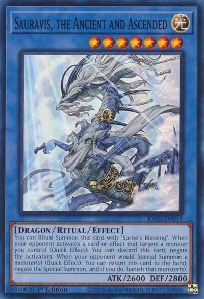 Sauravis, the Ancient and Ascended (RA02-EN019) [25th Anniversary Rarity Collection II]