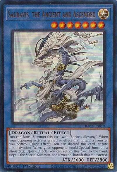 Sauravis, the Ancient and Ascended (UR) (RA02-EN019) [25th Anniversary Rarity Collection II]