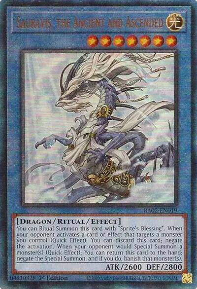 Sauravis, the Ancient and Ascended (PUR) (RA02-EN019) [25th Anniversary Rarity Collection II]