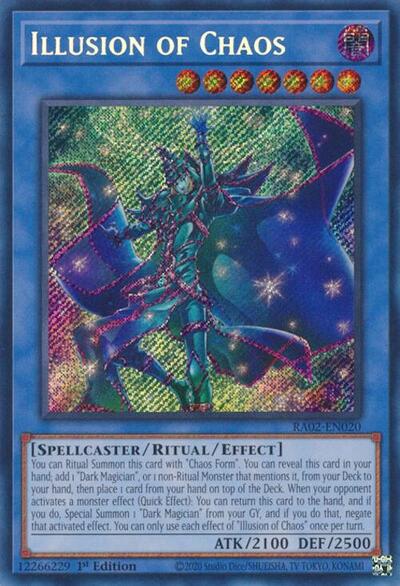 Illusion of Chaos (Secret Rare) (RA02-EN020) [25th Anniversary Rarity Collection II]