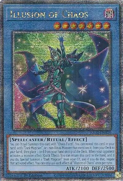 Illusion of Chaos (Quarter Century Secret Rare) (RA02-EN020) [25th Anniversary Rarity Collection II]