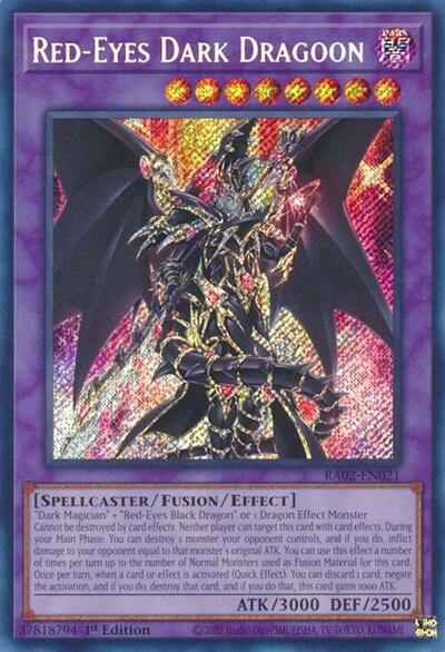Red-Eyes Dark Dragoon (Secret Rare) (RA02-EN021) [25th Anniversary Rarity Collection II]