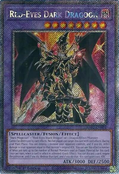 Red-Eyes Dark Dragoon (Platinum Secret Rare) (RA02-EN021) [25th Anniversary Rarity Collection II]