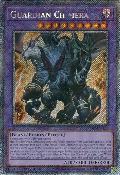 Guardian Chimera (Platinum Secret Rare) (RA02-EN023) [25th Anniversary Rarity Collection II]