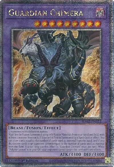 Guardian Chimera (Quarter Century Secret Rare) (RA02-EN023) [25th Anniversary Rarity Collection II]