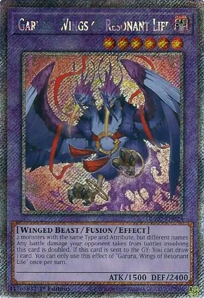 Garura, Wings of Resonant Life (Platinum Secret Rare) (RA02-EN024) [25th Anniversary Rarity Collection II]