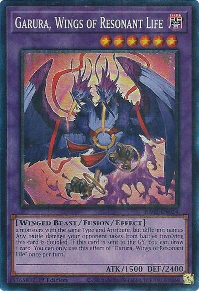 Garura, Wings of Resonant Life (PCR) (RA02-EN024) [25th Anniversary Rarity Collection II]