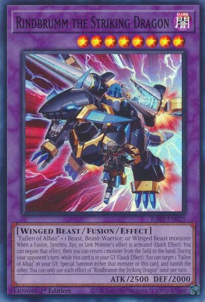 Rindbrumm the Striking Dragon (RA02-EN025) [25th Anniversary Rarity Collection II]