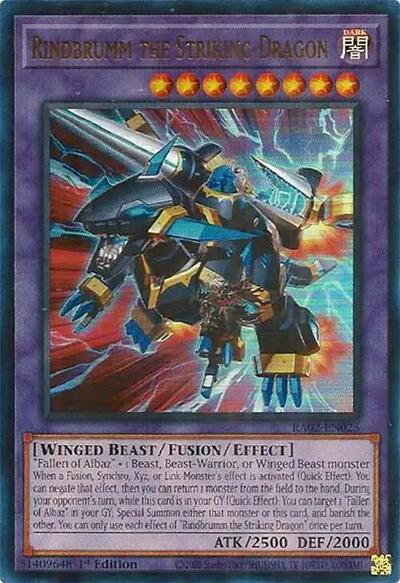 Rindbrumm the Striking Dragon (UR) (RA02-EN025) [25th Anniversary Rarity Collection II]