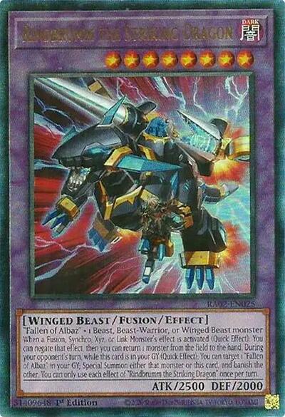 Rindbrumm the Striking Dragon (PUR) (RA02-EN025) [25th Anniversary Rarity Collection II]