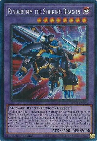 Rindbrumm the Striking Dragon (PCR) (RA02-EN025) [25th Anniversary Rarity Collection II]