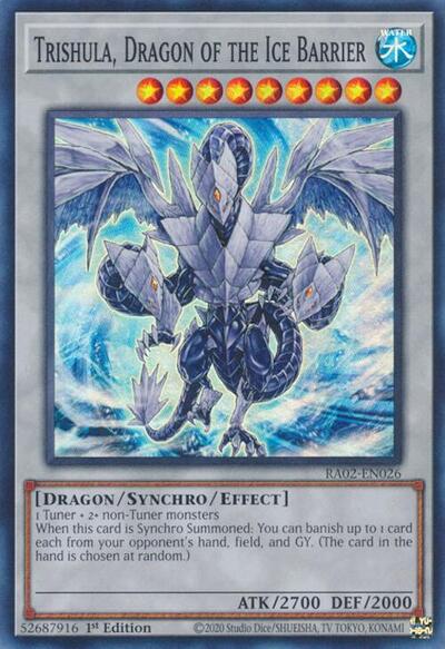 Trishula, Dragon of the Ice Barrier (RA02-EN026) [25th Anniversary Rarity Collection II]