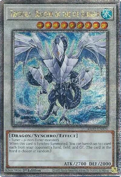 Trishula, Dragon of the Ice Barrier (Quarter Century Secret Rare) (RA02-EN026) [25th Anniversary Rarity Collection II]