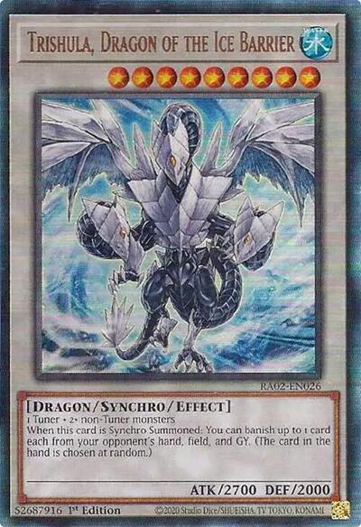 Trishula, Dragon of the Ice Barrier (PUR) (RA02-EN026) [25th Anniversary Rarity Collection II]