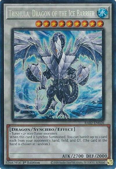 Trishula, Dragon of the Ice Barrier (PCR) (RA02-EN026) [25th Anniversary Rarity Collection II]