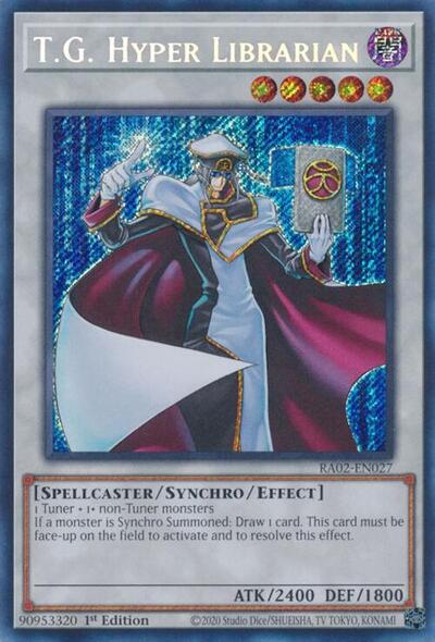 T.G. Hyper Librarian (Secret Rare) (RA02-EN027) [25th Anniversary Rarity Collection II]