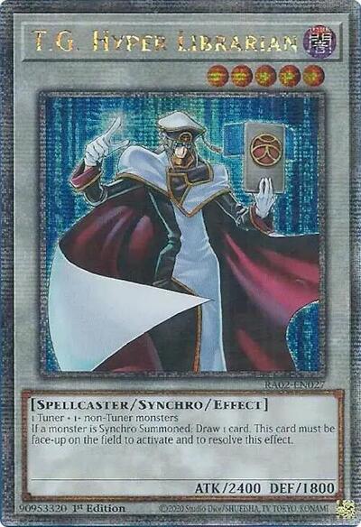 T.G. Hyper Librarian (Quarter Century Secret Rare) (RA02-EN027) [25th Anniversary Rarity Collection II]