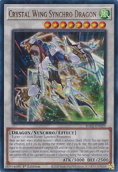 Crystal Wing Synchro Dragon (UR) (RA02-EN029) [25th Anniversary Rarity Collection II]