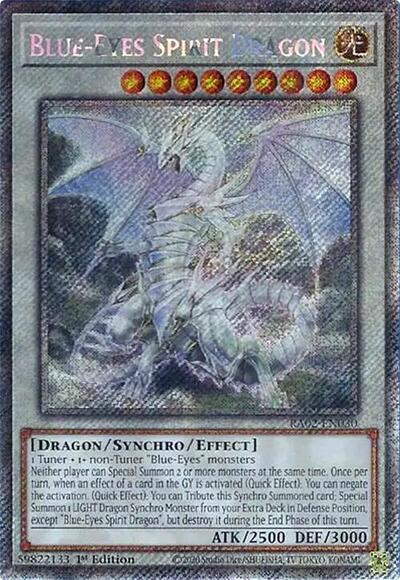 Blue-Eyes Spirit Dragon (Platinum Secret Rare) (RA02-EN030) [25th Anniversary Rarity Collection II]