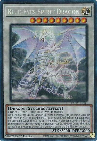 Blue-Eyes Spirit Dragon (PCR) (RA02-EN030) [25th Anniversary Rarity Collection II]