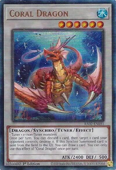 Coral Dragon (PUR) (RA02-EN031) [25th Anniversary Rarity Collection II]