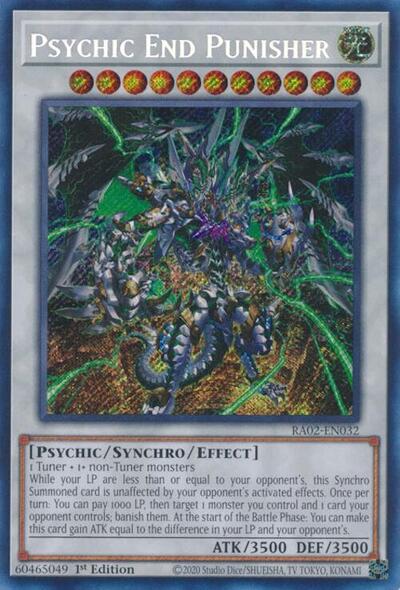 Psychic End Punisher (Secret Rare) (RA02-EN032) [25th Anniversary Rarity Collection II]