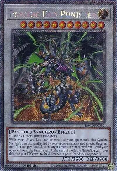 Psychic End Punisher (Platinum Secret Rare) (RA02-EN032) [25th Anniversary Rarity Collection II]