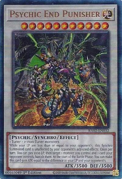 Psychic End Punisher (PUR) (RA02-EN032) [25th Anniversary Rarity Collection II]