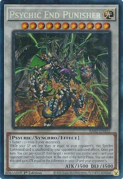Psychic End Punisher (PCR) (RA02-EN032) [25th Anniversary Rarity Collection II]