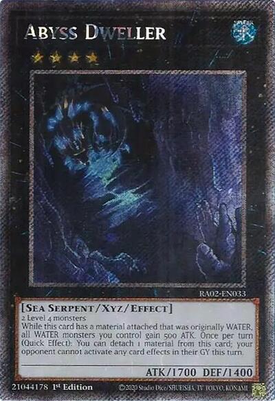 Abyss Dweller (Platinum Secret Rare) (RA02-EN033) [25th Anniversary Rarity Collection II]