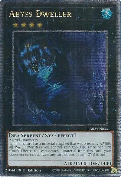 Abyss Dweller (Quarter Century Secret Rare) (RA02-EN033) [25th Anniversary Rarity Collection II]