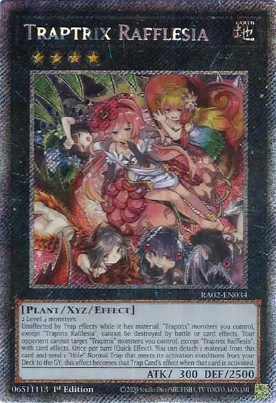 Traptrix Rafflesia (Platinum Secret Rare) (RA02-EN034) [25th Anniversary Rarity Collection II]