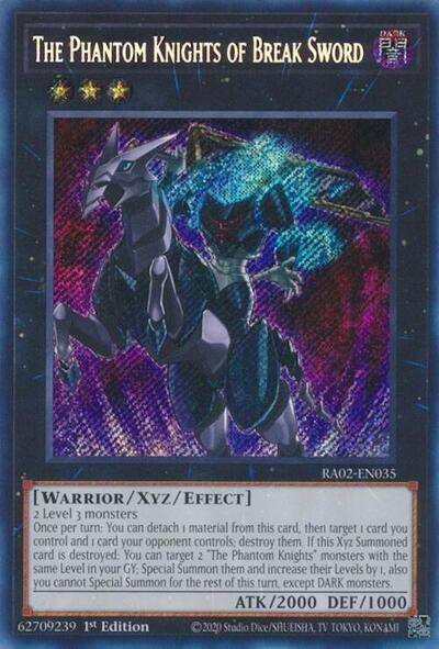 The Phantom Knights of Break Sword (Secret Rare) (RA02-EN035) [25th Anniversary Rarity Collection II]