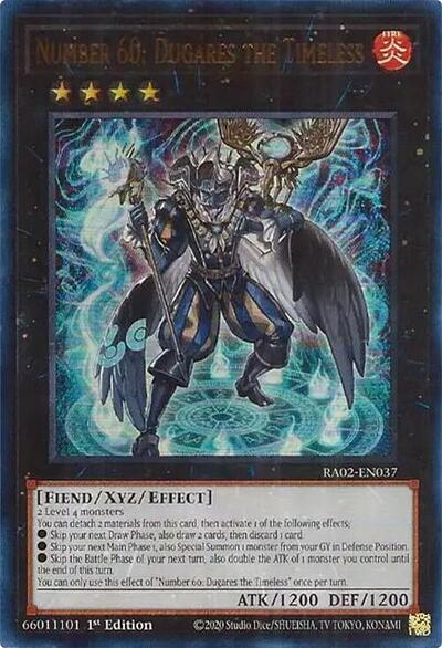 Number 60: Dugares the Timeless (UR) (RA02-EN037) [25th Anniversary Rarity Collection II]
