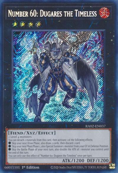 Number 60: Dugares the Timeless (Secret Rare) (RA02-EN037) [25th Anniversary Rarity Collection II]