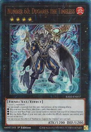 Number 60: Dugares the Timeless (PUR) (RA02-EN037) - 25th Anniversary Rarity Collection II 1st Edition