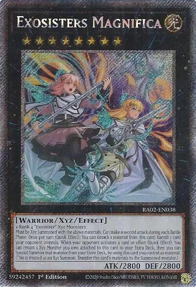 Exosisters Magnifica (Platinum Secret Rare) (RA02-EN038) [25th Anniversary Rarity Collection II]