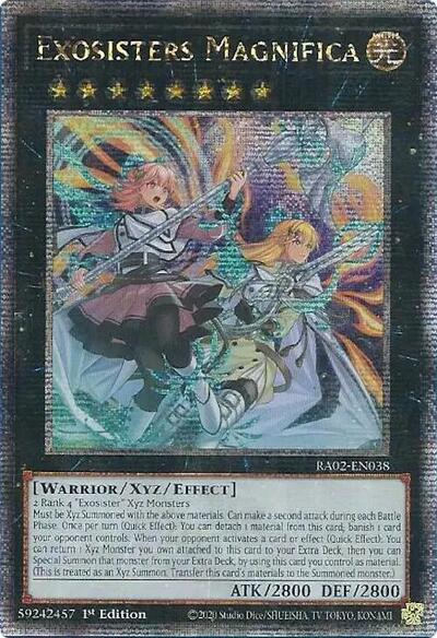 Exosisters Magnifica (Quarter Century Secret Rare) (RA02-EN038) [25th Anniversary Rarity Collection II]