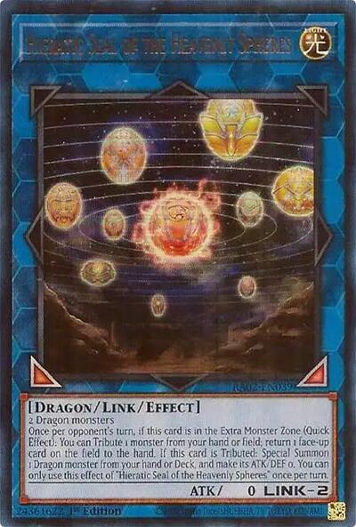 Hieratic Seal of the Heavenly Spheres (UR) (RA02-EN039) [25th Anniversary Rarity Collection II]