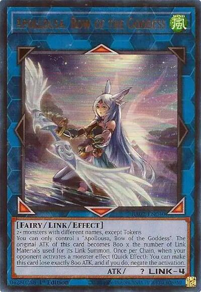 Apollousa, Bow of the Goddess (Alternate Art) (UR) (RA02-EN040) [25th Anniversary Rarity Collection II]
