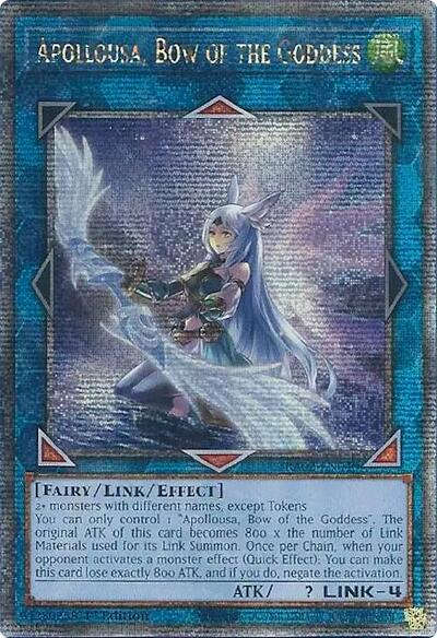 Apollousa, Bow of the Goddess (Alternate Art) (Quarter Century Secret Rare) (RA02-EN040) [25th Anniversary Rarity Collection II]