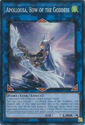Apollousa, Bow of the Goddess (Alternate Art) (PCR) (RA02-EN040) - 25th Anniversary Rarity Collection II 1st Edition