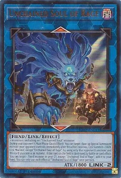 Unchained Soul of Rage (UR) (RA02-EN041) [25th Anniversary Rarity Collection II]