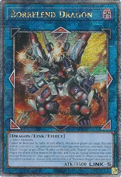 Borrelend Dragon (Quarter Century Secret Rare) (RA02-EN043) [25th Anniversary Rarity Collection II]