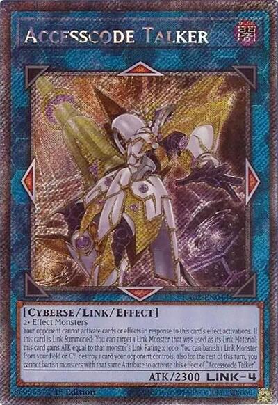 Accesscode Talker (Platinum Secret Rare) (RA02-EN044) [25th Anniversary Rarity Collection II]