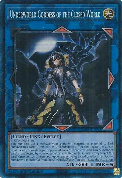 Underworld Goddess of the Closed World (PCR) (RA02-EN045) [25th Anniversary Rarity Collection II]