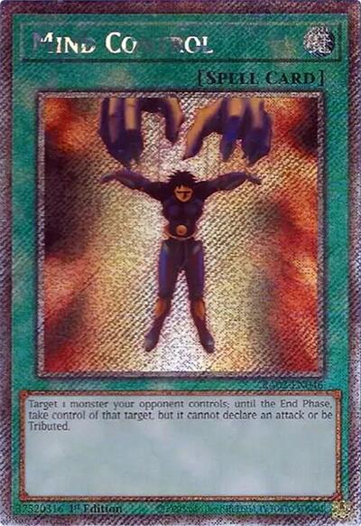 Mind Control (Platinum Secret Rare) (RA02-EN046) [25th Anniversary Rarity Collection II]