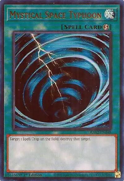 Mystical Space Typhoon (UR) (RA02-EN048) [25th Anniversary Rarity Collection II]
