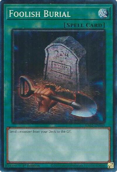 Foolish Burial (PCR) (RA02-EN049) [25th Anniversary Rarity Collection II]